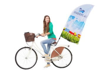 Флаг Winder 220х70см парус 160х70см на велосипед