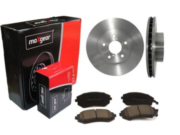 фото thumb №1, Гальмівні диски + гальмівні колодки maxgear перед subaru legacy iv