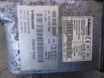 фото thumb №8, Webasto обігрівач audi a8 d3 4.2 tdi 4e0815069h