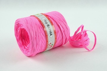 STAR Итальянская синтетическая рафия 200м SPICY PINK