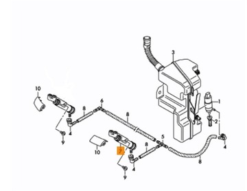 фото thumb №8, Розпилювач фара насадка audi q3 l 8u0955101