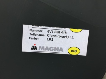 фото thumb №4, Skoda fabia iii молдинг декоративна dekor комплект