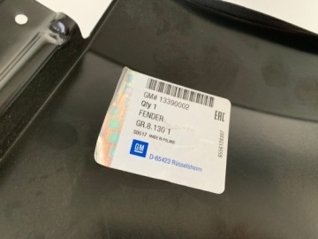 Opel astra j iv 09- крыло  перед передний левое  оригинал в Украине, фото thumb