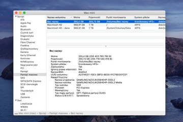 Drugi dysk SSD Mini MAC PCI M.2 NGFF NVMe adapter8