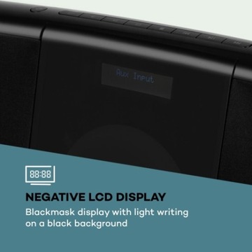 Стереосистема Auna BlackMask FM CD DAB+ D27-29