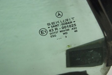 фото thumb №3, Скло задня трикутник лівий правий mercedes sl r230 02-