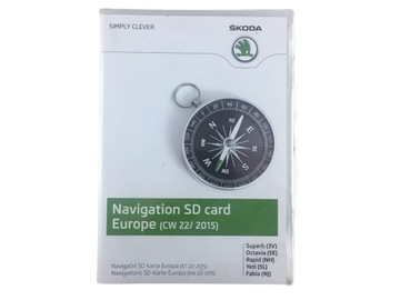 Навигационная карта Skoda SD-карта 5L0051236E Европа
