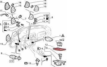 фото thumb №3, Alfa romeo spider 95 заглушка туннель среднего оригинальный номер