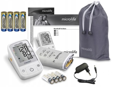 АВТОМАТИЧЕСКИЙ МОНИТОР АРТЕРИАЛЬНОГО ДАВЛЕНИЯ MICROLIFE BP A2 BASIC + БАТАРЕИ