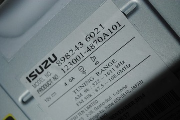 фото thumb №7, Радио isuzu d-max cd mp3 wma 8982436021