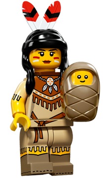 LEGO MINIFIGURES SERIES 15 ФИГУРКА ИНДИЙСКИЙ РЕБЕНОК ИНДИЙСКИЙ 71011