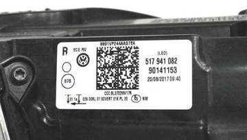 фото thumb №5, Volkswagen оригінальний номер 517941082 лампа full led