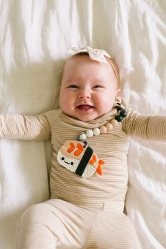 Силиконовый прорезыватель LOULOU LOLLIPOP с подвеской
