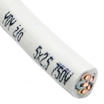 Круглый КАБЕЛЬ YDY 5x2,5 мм 450 750В Медный провод 25м