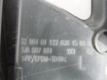 фото thumb №5, Решітка рамка протитуманної фари ліва skoda rapid 5ja307681