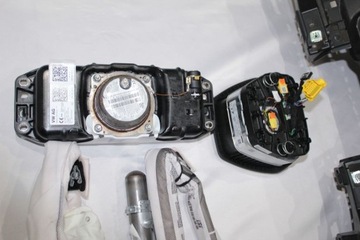 фото thumb №7, Audi a6 a7 c8 шкіра структура soul nić czarna комплект подушка безпеки консоль