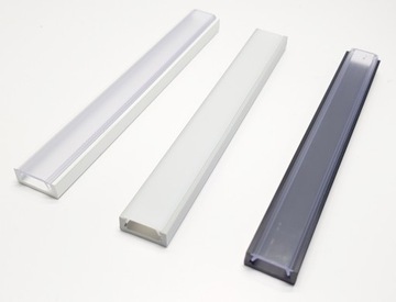 Profil LED CZARNY 2m do taśm LED 8 10 mm + KLOSZ