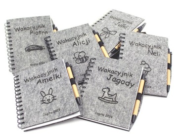 Notes pamiętnik ekologiczny personalizowany grawer