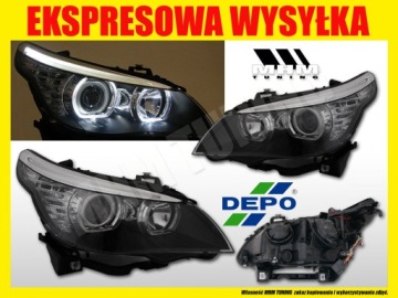 Reflektort фары комплект  l+r кольца angel eyes led тюнинг bmw 5 e60 e61 2003-07 Цена, фото thumb