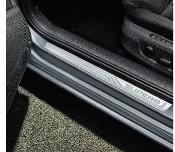 фото thumb №2, Планки порогові накладки skoda superb 3 алюміній
