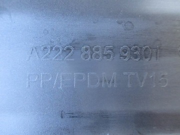 MERCEDES S-KLASA W222 DYFUZOR DOKŁADKA ZDERZAKA TYŁ A2228859301