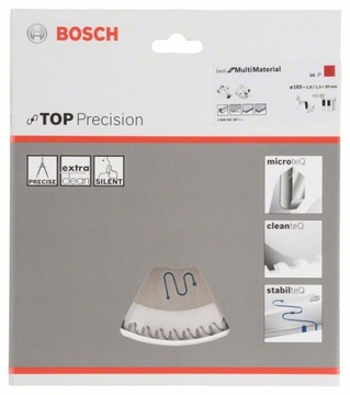 BOSCH PIŁA 165 56 с различными материалами ВЫСОКАЯ ТОЧНОСТЬ