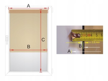 Rolety Żaluzje Dzień i Noc wewnętrzne 48x135 DN
