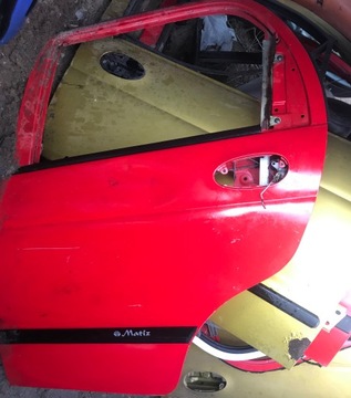 фото thumb №1, Дверь левая зад daewoo matiz красный 73l