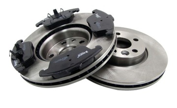 Диски х2 + колодки ПЕРЕДНИЕ Ford MONDEO IV MK4 S-MAX GALAXY