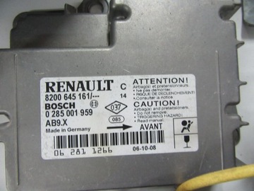 фото thumb №3, Датчик заглушка подушка безпеки подушка clio iii