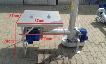 Вертикальный конвейер-змейка оцинкованный SOBMETAL 150 4м