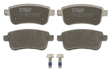 Тормозные колодки тормозной. renault megane 08- задняя с Разборки, фото thumb