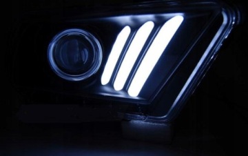 фото thumb №2, Фары ford mustang v 10-13r led bar black