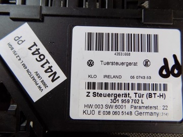 фото thumb №5, Vw phaeton моторчик скло правий перед 3d1959702l