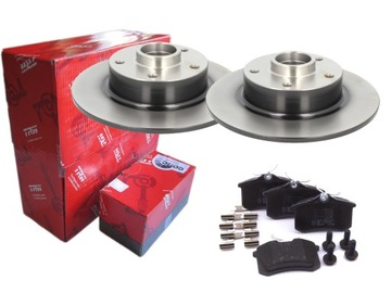 фото thumb №1, Тормозные диски тормозные колодки trw задняя renault megane iii cc