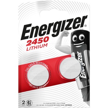 2 литиевых аккумулятора ENERGIZER CR2450 DL2450 3 В