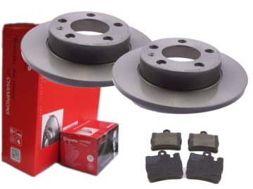 фото thumb №1, Гальмівні диски + гальмівні колодки brembo задня mercedes s w220