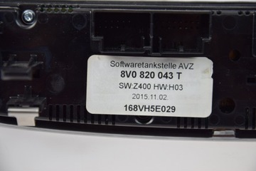 фото thumb №7, Audi a3 панель кондиционера cabrio lift 8v0820043t