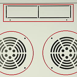 Шкаф RACK 19 футов 9U 450 мм подвесной SIGNAL RAL7035