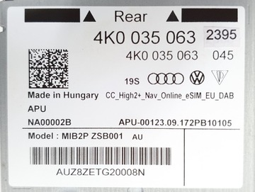 фото thumb №11, Блок керування центральний mib2+ high audi q8 4k0035063