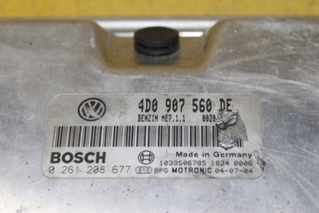 фото thumb №5, Бортовой компьютер двигателя vw phaeton 4d0907560de 0261208677 4.2 b