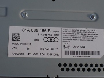 фото thumb №5, Ap озвучення bang olufsen 81a035466b audi q2