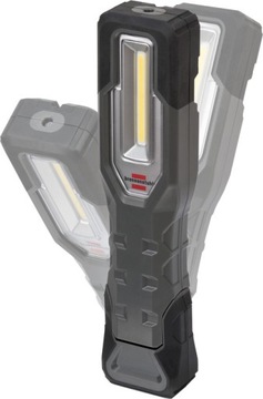 Lampa warsztatowa AKUMULATOROWA ręczna 1000+200lm LATARKA RĘCZNA HAK MAGNES