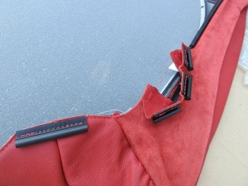 фото thumb №10, Кожа czerwona сиденье сиденье fiat 500 c 07-12