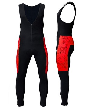 Утепленные велосипедные брюки Italian Insert XL RED