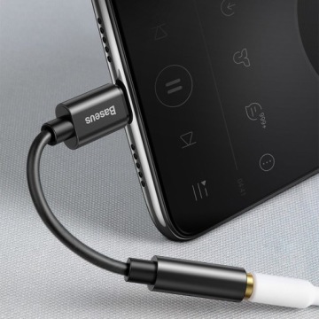 BASEUS Аудиоадаптер USB-C на AUX с ЦАП и разъемом mini Jack 3,5 мм, кабель 9C