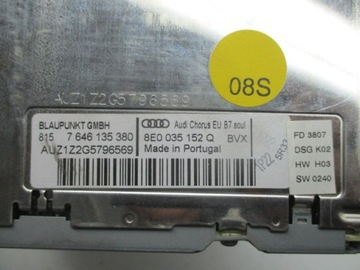 фото thumb №10, Audi a4 b7 радио cd chorus 8e0035152q