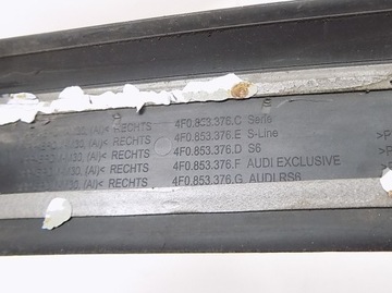 фото thumb №6, Накладки порог правое - audi a6 c6 s-line 04-08