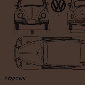 Футболка VOLKSWAGEN VW BEETLE Beetle - S