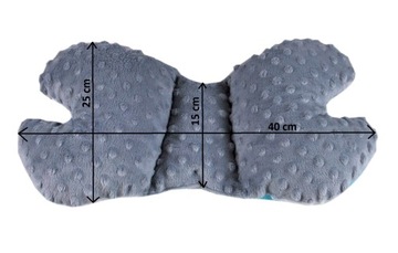 Подушка противоударная BabyLux BUTTERFLY minky NO 9.